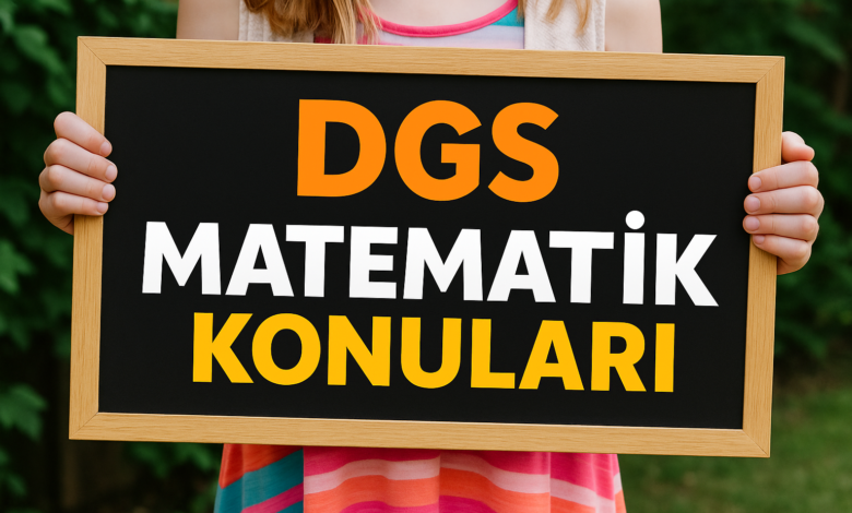 DGS DERS NOTU